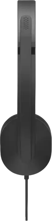 Casca Lenovo 5000 Wired VoIP 4XD1R88995, USB-C cu Adaptor USB-A, Reducere Zgomot AI, Certificare Microsoft Teams, Supra-aurala, Negru