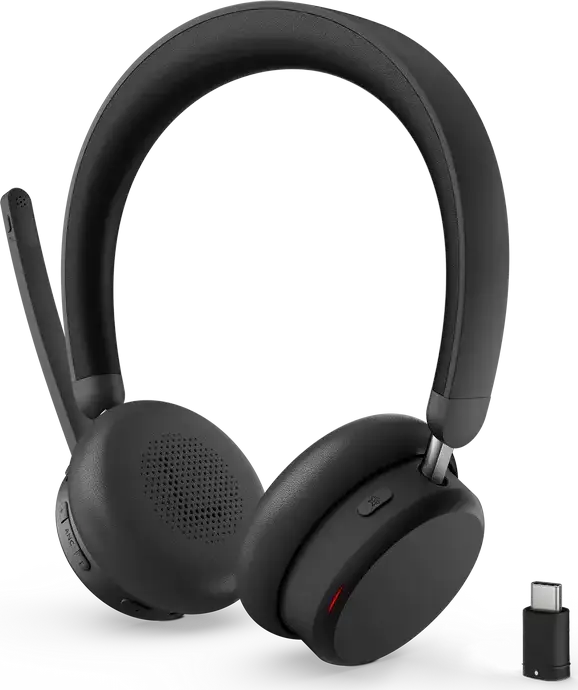 Căști de Calculator Lenovo 6550 USB-C, Fără fir, Negru
