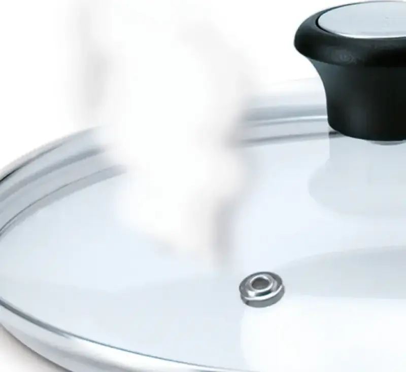 Capac din sticla temperata Tefal 28097812, 30 cm, cu ventilatie pentru aburi și maner din Bakelite, compatibil cu colectia CGH1000 Exception, sigur pentru masina de spalat vase