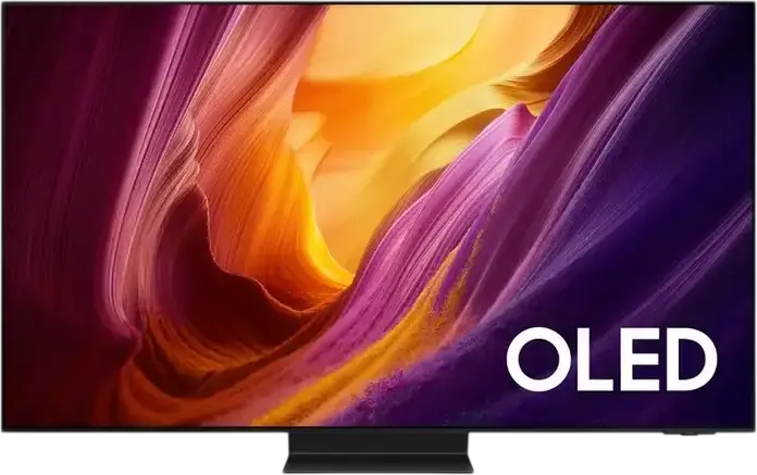 Samsung QE65S95HFUXUA Smart TV 65 дюймов QD-OLED 4K UHD, 165 Гц, HDR10+, AMD FreeSync Premium Pro, Dolby Atmos, Tizen OS, Черный