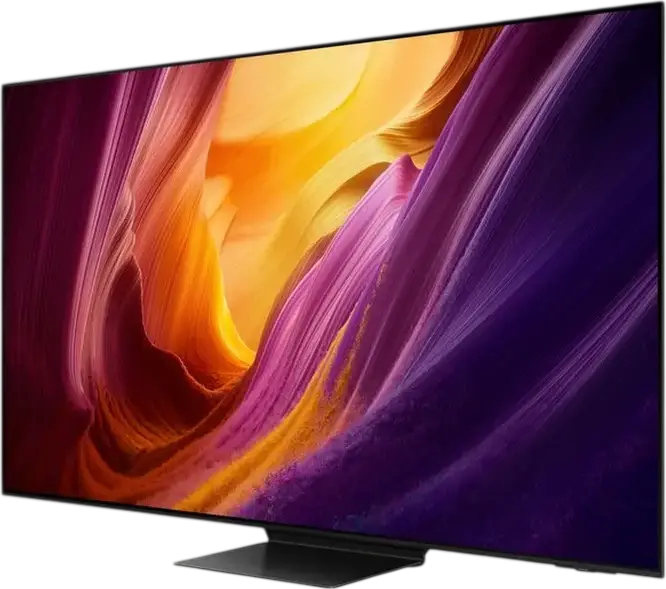 Samsung QE65S95HFUXUA Smart TV 65 дюймов QD-OLED 4K UHD, 165 Гц, HDR10+, AMD FreeSync Premium Pro, Dolby Atmos, Tizen OS, Черный