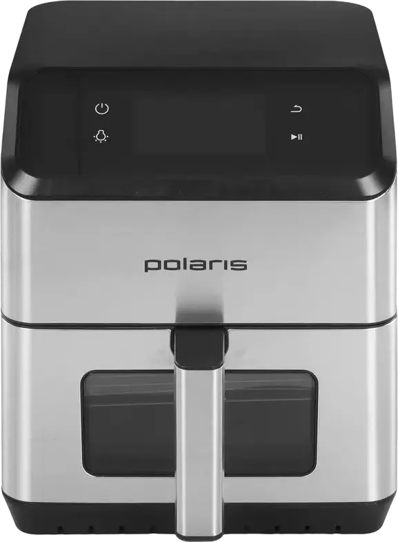 Polaris PAF 9017DWS Air Fryer Electric Convection Oven, 6.5L Capacity, 1900W, 25 Auto Programs, Touch Control, Smartphone App Support, Silver