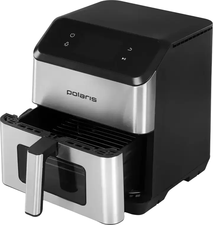 Polaris PAF 9017DWS Air Fryer Electric Convection Oven, 6.5L Capacity, 1900W, 25 Auto Programs, Touch Control, Smartphone App Support, Silver