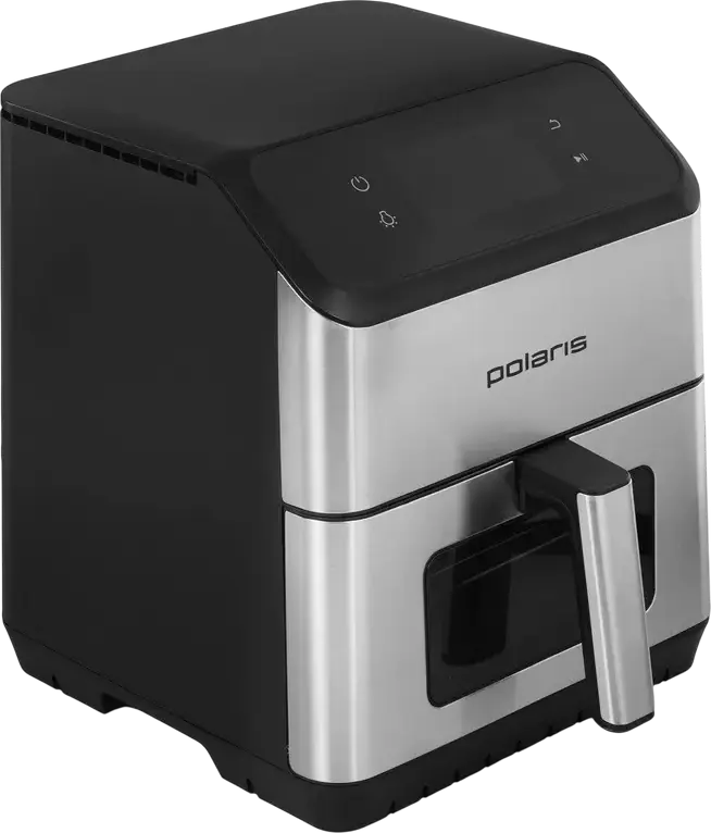 Polaris PAF 9017DWS Air Fryer Electric Convection Oven, 6.5L Capacity, 1900W, 25 Auto Programs, Touch Control, Smartphone App Support, Silver