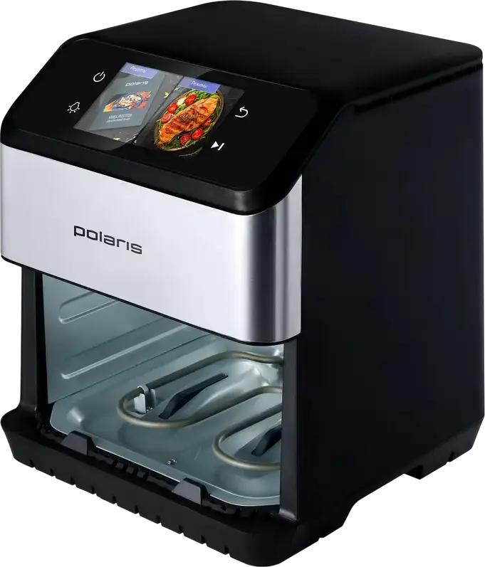 Polaris PAF 9017DWS Air Fryer Electric Convection Oven, 6.5L Capacity, 1900W, 25 Auto Programs, Touch Control, Smartphone App Support, Silver