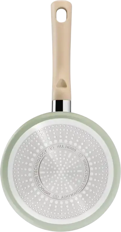 Tefal Blossom G1742324 Aluminum Saucepan 18cm 2.2L with Titanium Non-stick Coating and Glass Lid, Induction Compatible, Mint Green