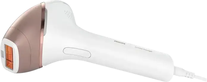 Philips Lumea Prestige BRI945/00 IPL Hair Removal Device with SenseIQ Technology, SmartSkin Sensor, and 2 Smart Attachments, White and Rose Gold