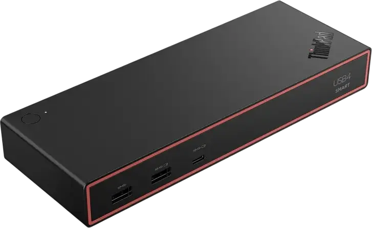 Lenovo ThinkPad USB4 Smart Dock 5500, 40Gbps, Incarcare 100W PD 3.1, 11 Porturi, Suport 8K@60Hz/Dual 4K@144Hz, HDMI 2.1, DP 1.4, RJ45, Negru