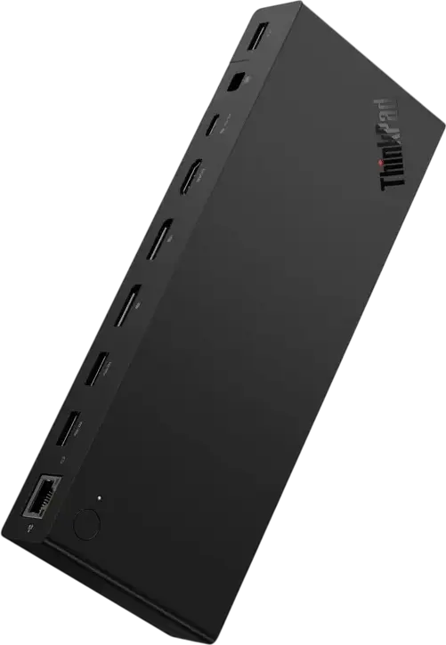 Lenovo ThinkPad USB4 Smart Dock 5500, 40Gbps, Incarcare 100W PD 3.1, 11 Porturi, Suport 8K@60Hz/Dual 4K@144Hz, HDMI 2.1, DP 1.4, RJ45, Negru