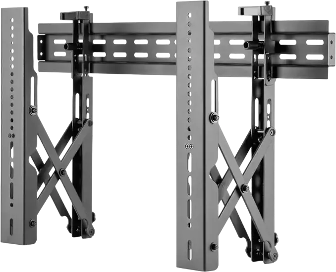 ITech VW46T Video Wall Mount System for 37-70 inch Screens, Pop-Out Function, Anti-Theft, 45kg Max Load, VESA 200x200 to 600x600, Grey Metal