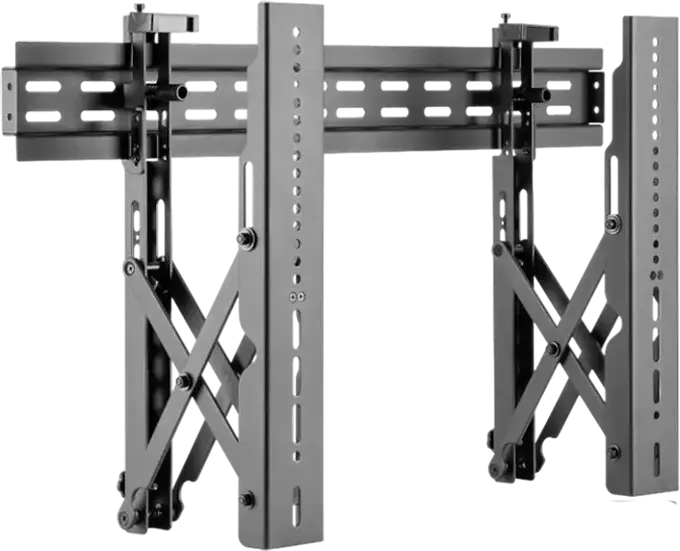 ITech VW46T Video Wall Mount System for 37-70 inch Screens, Pop-Out Function, Anti-Theft, 45kg Max Load, VESA 200x200 to 600x600, Grey Metal
