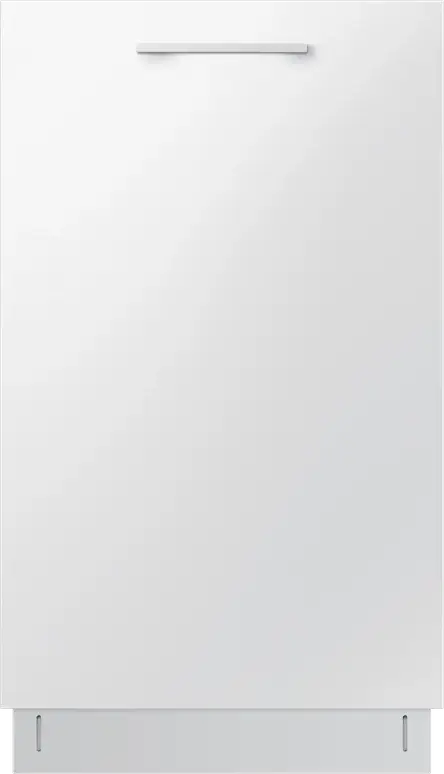 Samsung DW50DG430B00LE Built-in Narrow Dishwasher, 9 Place Settings, 6 Programs, Auto-door Opening, AquaStop, LED Display, Black, 44.8 cm Width