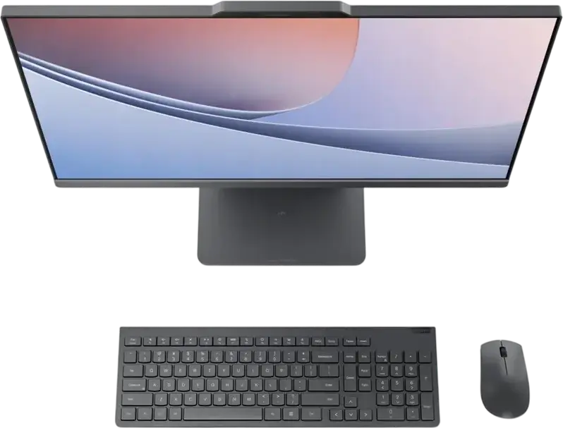 Lenovo IdeaCentre AIO 27ILL11 All-in-One PC, Intel Core Ultra 7 256V, 16GB LPDDR5X, 512GB SSD, 27" FHD IPS Anti-glare Display, Intel Arc Graphics, Wi-Fi 6, Luna Grey