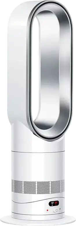 Ventilator cu Incalzitor Dyson Hot + Cool AM15, Tehnologie Air Multiplier, 2250W, Alb, Control App Smart, Alexa/Google/Siri, Ceramic, 20.5x58.5cm