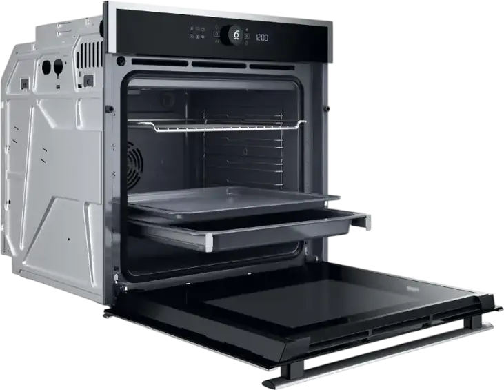 Whirlpool WOI4S8HM1SXA Built-in Electric Oven, 73L, A+ Energy Class, 6th Sense Technology, Stainless Steel, Hydrolysis Cleaning, 59.5cm Width