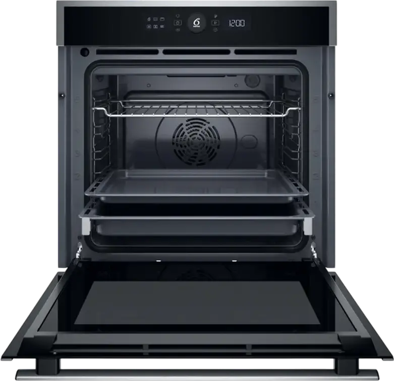 Whirlpool WOI4S8HM1SXA Built-in Electric Oven, 73L, A+ Energy Class, 6th Sense Technology, Stainless Steel, Hydrolysis Cleaning, 59.5cm Width