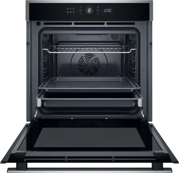 Whirlpool WOI4S8HM1SXA Built-in Electric Oven, 73L, A+ Energy Class, 6th Sense Technology, Stainless Steel, Hydrolysis Cleaning, 59.5cm Width