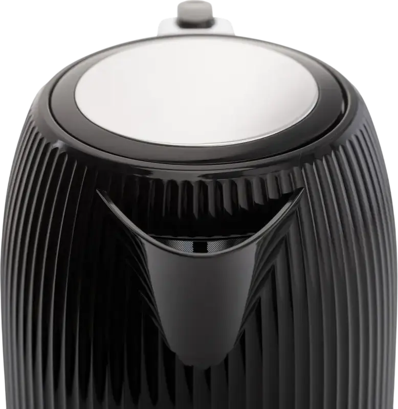 Fierbător electric Gorenje K17DPB Morning Duo, 1.7L, 2200W, Corp Plastic, Negru, Control Strix, Baza Rotativă 360 de grade, Protecție Fierbere Secate