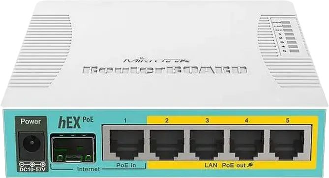 Router MikroTik hEX PoE, Alb