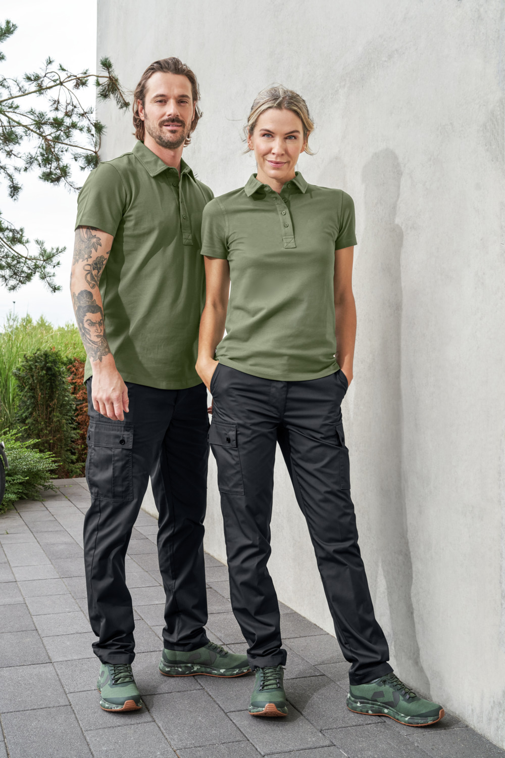 JOBELINE Oliver Men's Slim Fit Short Sleeve Polo Shirt, Piqué Cotton Elastane Easy-Care Crease-Resistant Fabric, OEKO-TEX Standard 100