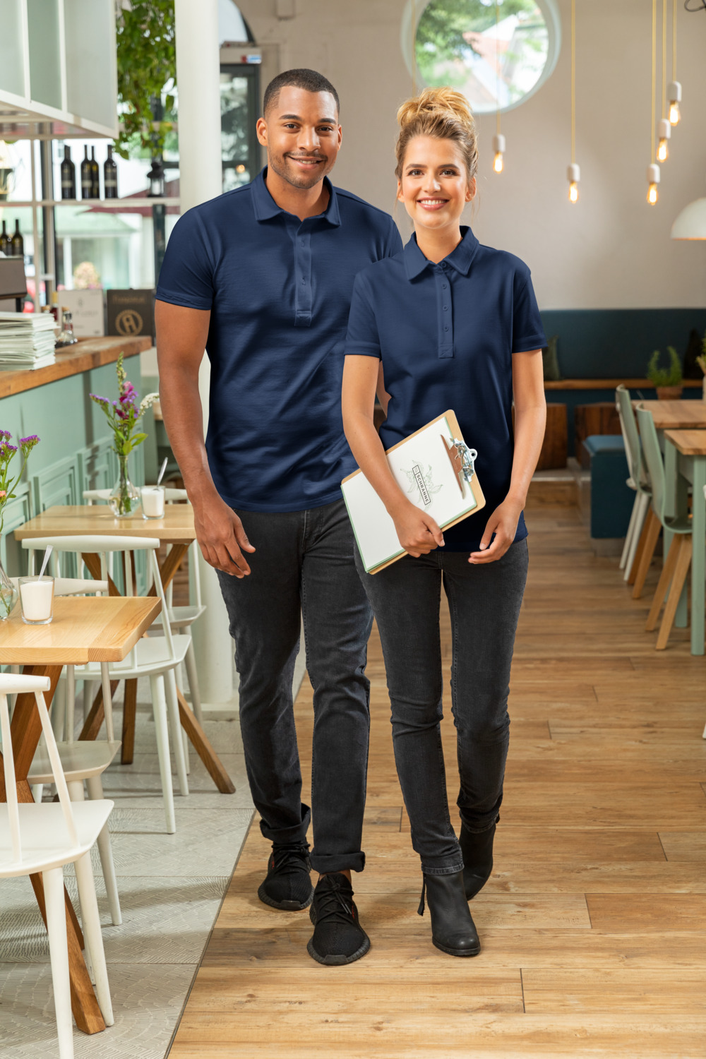 Tricou Polo JOBELINE Oliver pentru barbati, croiala Slim Fit, maneca scurta, material Pique bumbac cu elastan, easy-care, OEKO-TEX Standard 100