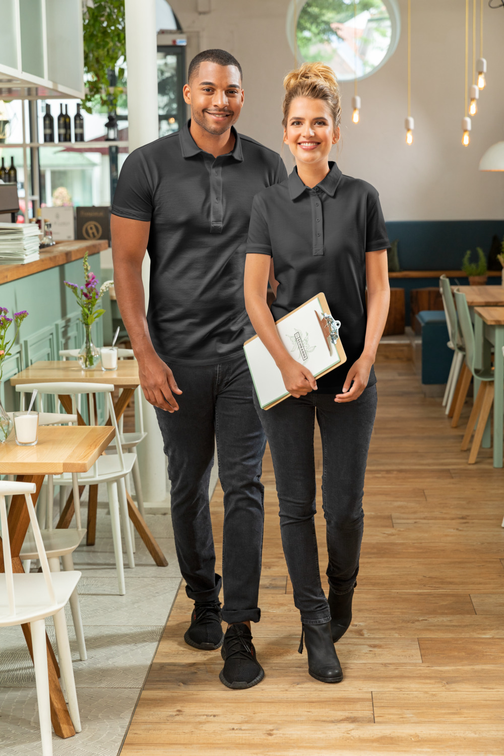 Tricou Polo Jobeline Oliver pentru Barbati, Croiala Slim Fit, Maneca Scurta, Material Pique din Bumbac si Elastan, Rezistent la Calcute,functie Sanitized