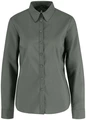 JOBELINE Porter Women's Long Sleeve Blouse, Regular Fit, Cotton-Polyester Blend, Easy-Care, Easy-Iron, OEKO-TEX Standard 100, Dark-Grey