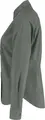Bluza Jobeline Porter pentru femei cu maneca lunga, croiala regular, amestec bumbac-poliester, cu guler camasa, cusaturi de talie si tiv rotunjit, Marime 44, Culoare: Gri-Inch
