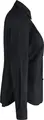 Jobeline Porter Women's Long-Sleeved Blouse, Black, Cotton-Polyester Blend, Regular Fit with Shirt Collar and Rounded Hem
