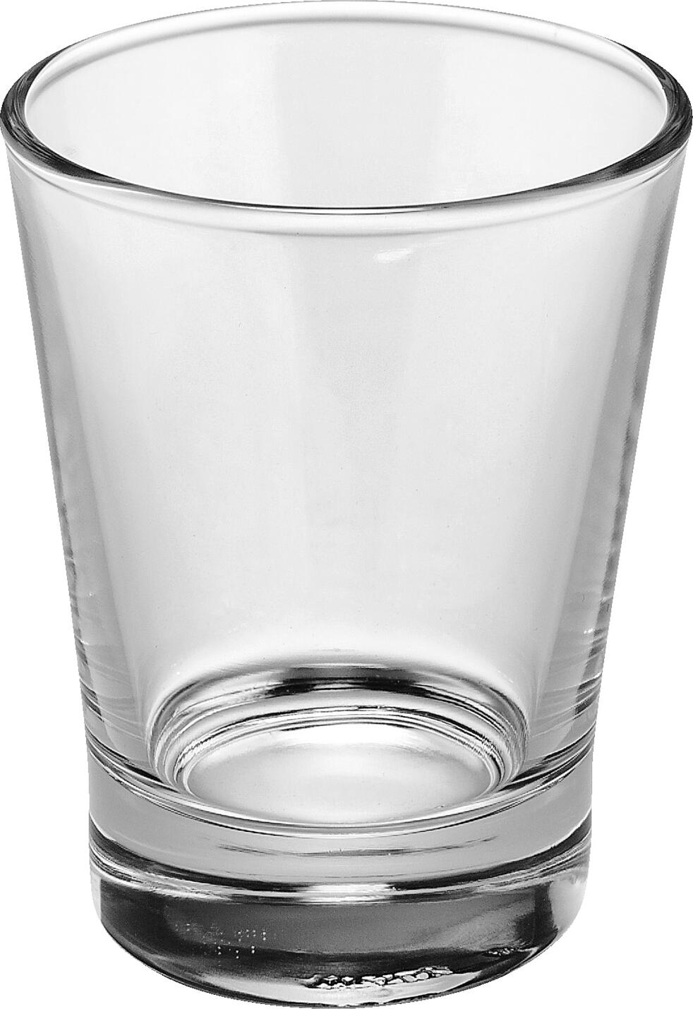 Bormioli Rocco Caffeino Coffee Mini Glasses, 85ml Tempered Transparent Glass, Thick-Walled Robust Heavy Quality, Dishwasher Safe