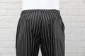 PULSIVA Nick Men's Chef Trousers, 100% Cotton 245 g/m², Striped Look, Elastic Waistband with Internal Cord, Straight Cut, 4 Pockets
