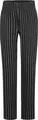 Trousere pentru bucatari barbati Pulsiva Nick, mărime 56, 100% bumbac, aspect striat, talie elastica cu cordon, 4 buzunare, croiala drepta, 245 g/m²