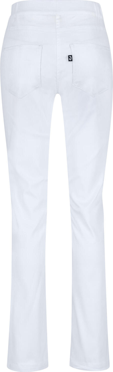 Pantaloni lungi Jobeline Ellie pentru femei, croiala ajustata, amestec bumbac cu elastan, talie cu insertii elastice, certificare OEKO-TEX Standard 100