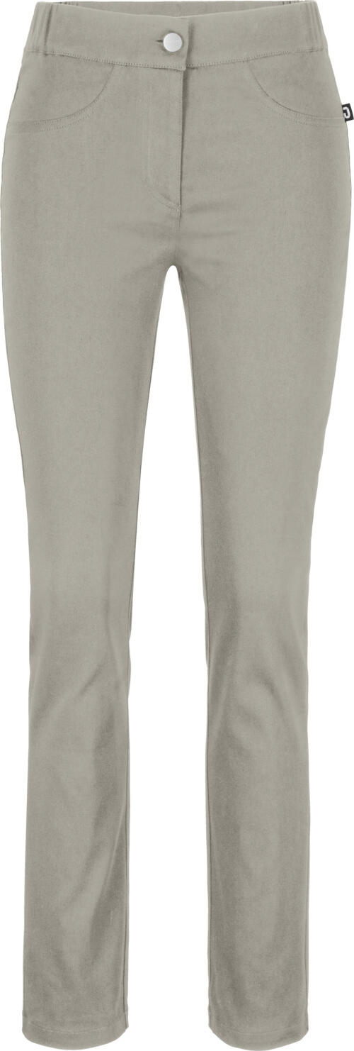 JOBELINE LUSINI Solutions GmbH Women's trousers Ellie Damen Hose Ellie Women's trousers Ellie; Size 52; stone-grey Damen Hose Ellie; Kleidergröße 52; steingrau 69 % cotton, 28 % polyester, 3 % elastane. 60°C wash. Comfortable, easy-care long trousers for women with elasticated inserts at the sides of the waistband. Button and zip fastening at the front. With two functional back pockets. Fitted cut. Inside leg length: 80 cm for size 36. 69 % Baumwolle, 28 % Polyester, 3 % Elasthan. 60°-Wäsche. Bequeme, pflegeleichte lange Hose für Damen mit seitlichen, elastischen Einsätzen am Bund. Mit Knopf und Reißverschluss vorne gearbeitet. Mit zwei funktionalen Gesäßtaschen. Körpernah geschnitten. Innenbeinlänge: 80 cm in Gr. 36