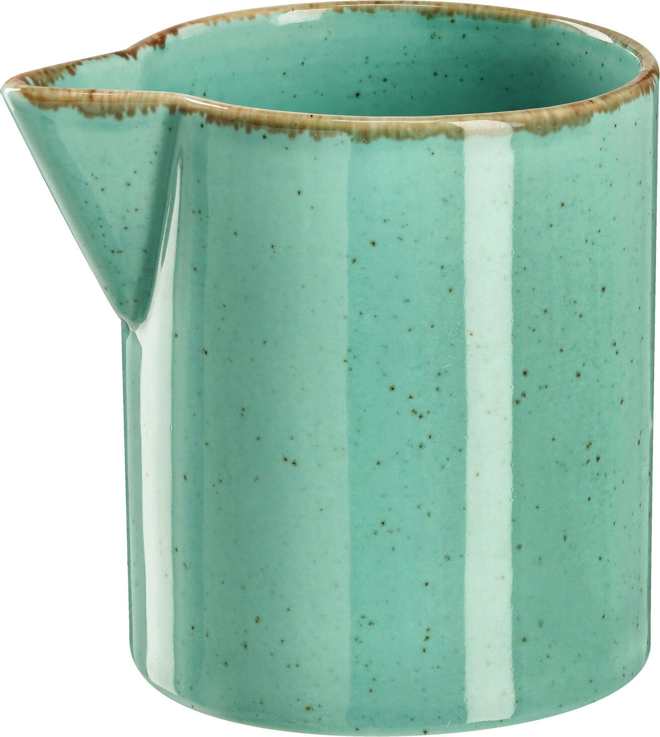VEGA LUSINI Solutions GmbH Milk and sauce jug Sidina Milch - & Saucenkännchen Sidina Milk and sauce jug Sidina; 200 ml, 6.5x7.8 cm (ØxH); turquoise Milch - & Saucenkännchen Sidina; 200 ml, 6.5x7.8 cm (ØxH); türkis The Sidina 200 ml porcelain jug is a functional solution for the stylish serving of sauces, dressings or milk in professional catering establishments. Its distinctive design adds a touch of style to the laid table. Each jug is characterised by its own individual glaze, creating a unique appearance. This complements modern table settings and adds variety to the presentation. The porcelain used is designed for daily use and offers high durability. The jug is dishwasher-safe and microwave-safe, making it easy to integrate into everyday work routines. Product benefits: * Ideal for sauces, milk and dressings * Distinctive appearance thanks to variations in glaze * Sturdy material for professional use * Easy to care for and durable * Both functional and decorative Der Porzellan Gießer Sidina mit 200 ml ist eine funktionale Lösung für das stilvolle Servieren von Saucen, Dressings oder Milch im professionellen Gastronomiebetrieb. Durch sein besonderes Design setzt er gezielte Akzente auf dem gedeckten Tisch. Jeder Gießer zeichnet sich durch eine individuelle Glasur aus, wodurch ein einzigartiges Erscheinungsbild entsteht. Dies unterstützt moderne Tischkonzepte und sorgt für Abwechslung in der Präsentation. Das verwendete Porzellan ist auf den täglichen Einsatz ausgelegt und bietet eine hohe Widerstandsfähigkeit. Der Gießer ist spülmaschinenfest und mikrowellengeeignet und lässt sich somit problemlos in den Arbeitsalltag integrieren. Produktvorteile: * Ideal für Saucen, Milch und Dressings * Individuelle Optik durch Glasurvariation * Robustes Material für den Profieinsatz * Pflegeleicht und langlebig * Funktional und dekorativ zugleich