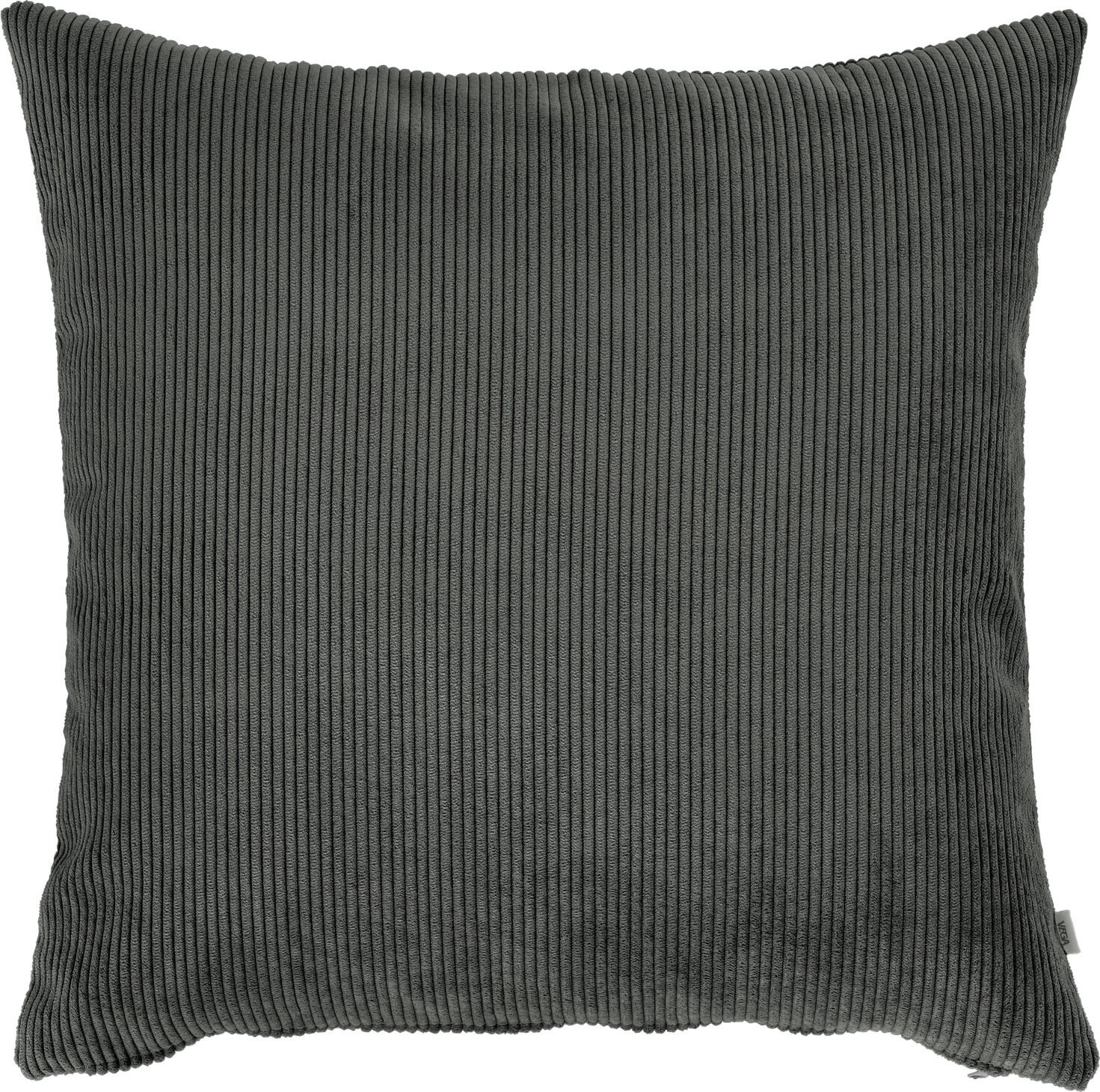 VEGA LUSINI Solutions GmbH Decorative pillow cover Malin corduroy Dekokissenbezug Malin Cord Decorative pillow cover Malin corduroy; 40x40 cm (WxL); anthracite; square Dekokissenbezug Malin Cord; 40x40 cm (BxL); anthrazit; quadratisch 92% polyester, 8% polyamide. Weight approx. 280 g/m². Decorative cushion cover made of corduroy fabric to match the Malin wing chair. Practical zipper for easy removal and covering. Supplied without filling. Hard-wearing. 92 % Polyester, 8 % Polyamid. Gewicht ca. 280 g/m². Dekokissenbezug aus Cord-Stoff passend zu den Ohrensessel Malin. Praktischer Reißverschluss für einfaches Ab- und Beziehen. Lieferung ohne Füllung. Strapazierfähig.