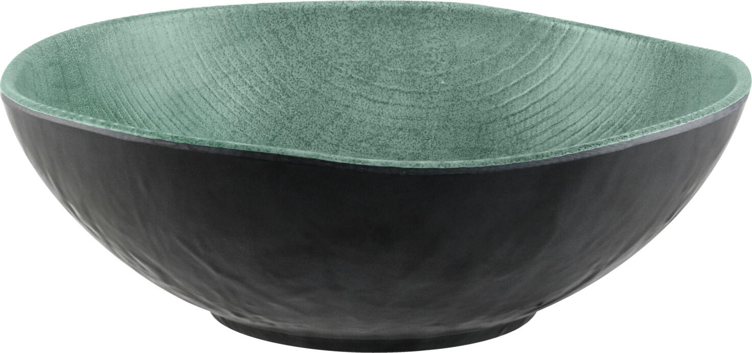 VEGA Tuska Stone Look Melamine Bowl, 2180 ml, 25.5 cm Diameter, Impact and Break Resistant, Dishwasher Safe, Food-Safe