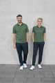 JOBELINE Malme Men's Short-Sleeved Polo Shirt, 95% Cotton 5% Elastane Jersey, Three-Button Placket, Professional Catering and Hotel Wear