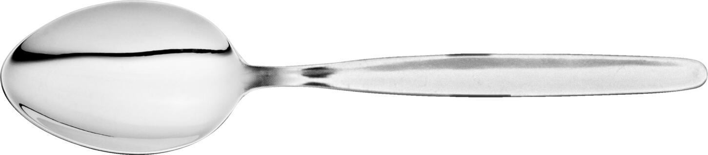 Pulsiva Basic Table Spoon, 18/0 Chrome-Stainless Steel, Rustproof, Matt Polished, 17.7 cm, Dishwasher Safe, Catering Grade