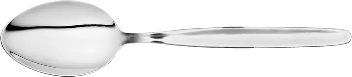 Pulsiva Basic Table Spoon, 18/0 Chrome-Stainless Steel, Rustproof, Matt Polished, 17.7 cm, Dishwasher Safe, Catering Grade
