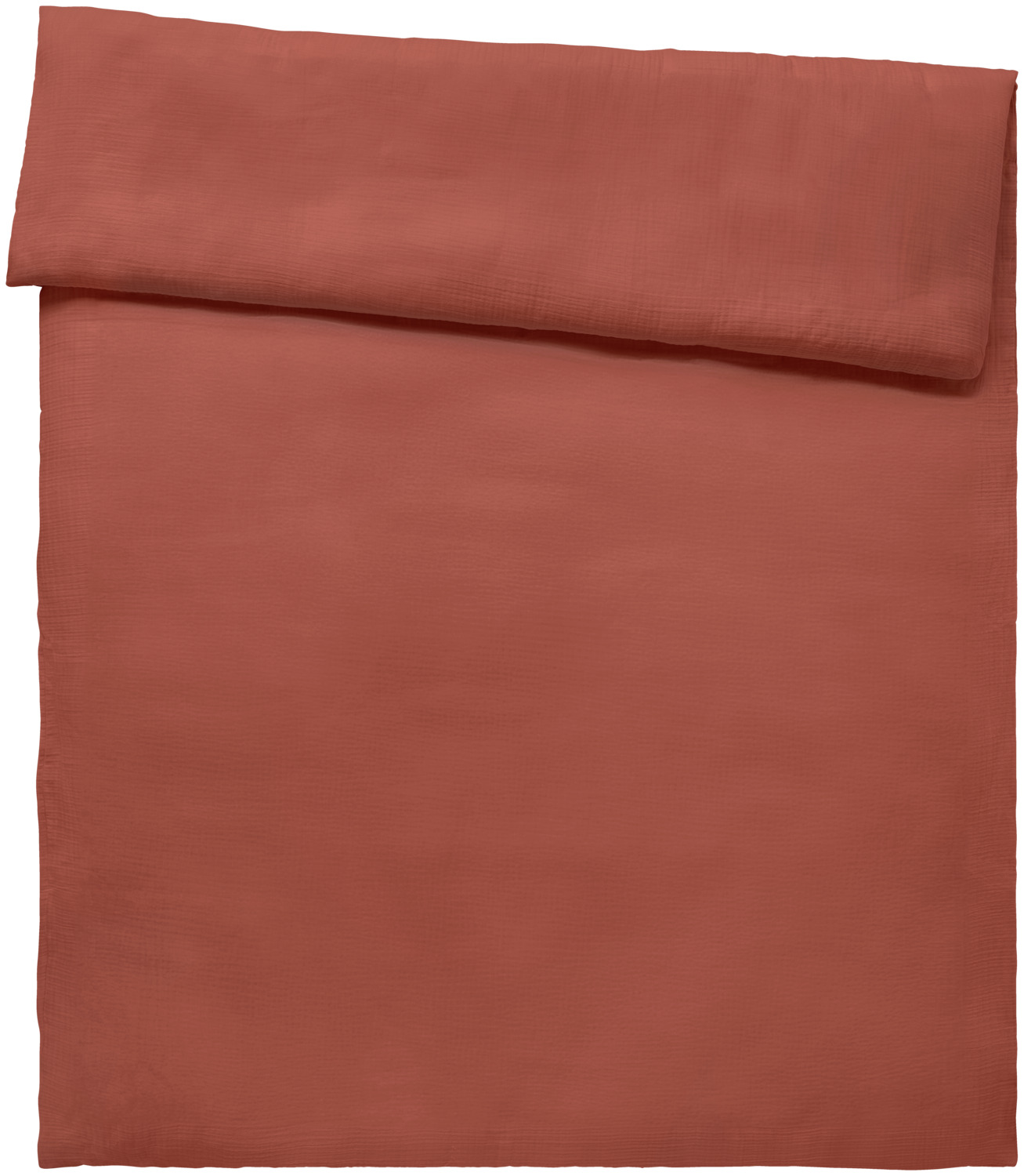 ERWIN M. LUSINI Solutions GmbH Duvet cover Libra Musselin Bettbezug Libra Musselin Duvet cover Libra Musselin; 140x200 cm (WxL); terracotta Bettbezug Libra Musselin; 140x200 cm (BxL); terrakotta 100% cotton. Weight approx. 140 g/m². Soft duvet cover made of breathable muslin. The cotton fabric is characterized above all by its crinkle look. Muslin is also particularly durable, hard-wearing and non-iron. Thread count (TC) thread density: 210 threads per inch. Weave type: Muslin The crinkle look appears after the first wash. 100 % Baumwolle. Gewicht ca. 140 g/m². Weicher Bettbezug aus atmungsaktivem Musselin. Der Baumwollstoff zeichnet sich vor allem durch seine Crinkle-Optik aus. Zudem ist Musselin besonders langlebig, strapazierfähig und bügelfrei. Thread Count (TC) -Fadendichte: 210 Fäden je Inch Webart: Musselin Crinkle-Optik entsteht nach dem ersten Waschen.