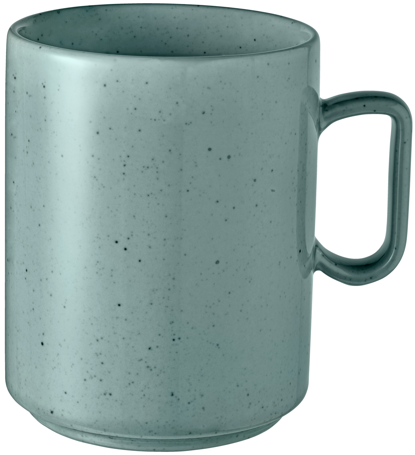 VEGA LUSINI Solutions GmbH Coffee mug Alessia Kaffeebecher Alessia Coffee mug Alessia; 320 ml, 7.5x10 cm (ØxH); turquoise; round; 6 piece / pack Kaffeebecher Alessia; 320 ml, 7.5x10 cm (ØxH); türkis; rund; 6 Stück / Pack Colored porcelain mug with irregular speckles. Combi saucer fits all sizes of cups. Mug and cup stackable (even together). Dishwasher safe and microwave safe. Farbige Porzellanbecher mit unregelmäßigen Sprenkeln. Die Kombi-Untertasse passt zu allen Tassengrößen. Becher und Tassen stapelbar (auch zusammen). Spülmaschinenfest und mikrowellengeeignet.
