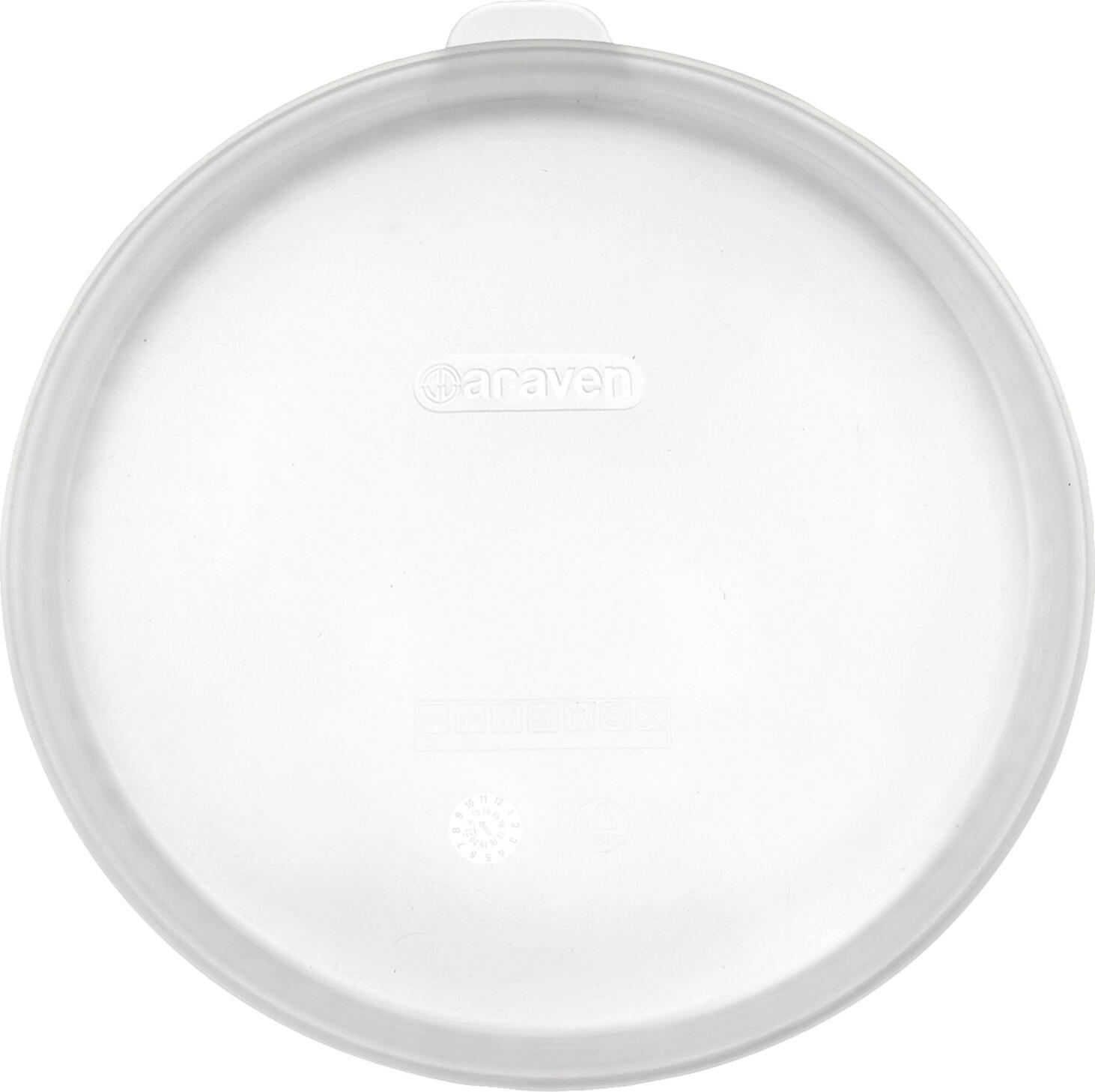 Araven Araven Food Safety innovation Universal lid Nevara Universaldeckel Nevara Universal lid Nevara; 13.3 cm (Ø); white translucent Universaldeckel Nevara; 13.3 cm (Ø); weiß transluzent Universal lid made of silicone with flexible diameter. Allow the preservation of food with all the necessary guarantees for food hygiene. Thanks to their vacuum effect, the air can be partially removed from the container, thus better protecting the food, prolonging its life and eliminating odors. The material of the lid is extremely flexible and therefore adapts to different surfaces and materials. The lid can be used to cover all types of containers: Bowls, pans, plates, etc. It is compatible with all materials: Polypropylene, polycarbonate, steel, porcelain, glass. 100 % hermetic seal Flexibility and elasticity of the silicone. Can be adapted to different diameters: 133 - 153 mm 235 - 260 mm 280 - 300 mm 232 - 352 mm Temperature-resistant up to -40 °C Dishwasher safe Universaldeckel aus Silikon mit flexiblem Durchmesser. Ermöglichen die Konservierung von Lebensmitteln mit allen notwendigen Garantien für die Lebensmittelhygiene. Dank des Vakuumeffekts kann die Luft teilweise aus dem Behälter entfernt werden, wodurch die Lebensmittel besser geschützt werden, ihre Lebensdauer verlängert wird und keine Gerüche entstehen. Das Material des Deckels ist äußerst flexibel und passt sich daher an verschiedene Oberflächen und Materialien an. Der Deckel kann zum Abdecken aller Arten von Behältern verwendet werden: Schüsseln, Pfannen, Teller, etc. Er ist mit allen Materialien kompatibel: Polypropylen, Polycarbonat, Stahl, Porzellan, Glas. 100% hermetische Abdichtung Flexibilität und Elastizität des Silikons. Kann an unterschiedliche Durchmesser angepasst werden: 133 - 153 mm 235 - 260 mm 280 - 300 mm 332 - 352 mm Temperaturbeständig bis -40 °C Spülmaschinenfest