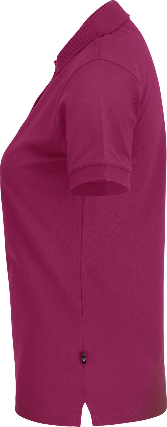 Tricou Polo Jobeline Fly pentru femei cu maneca scurta, culoarea blackberry, marime 2XL, amestec poliester bumbac Superwash, croiala dreapta, certificat OEKO-TEX Standard 100