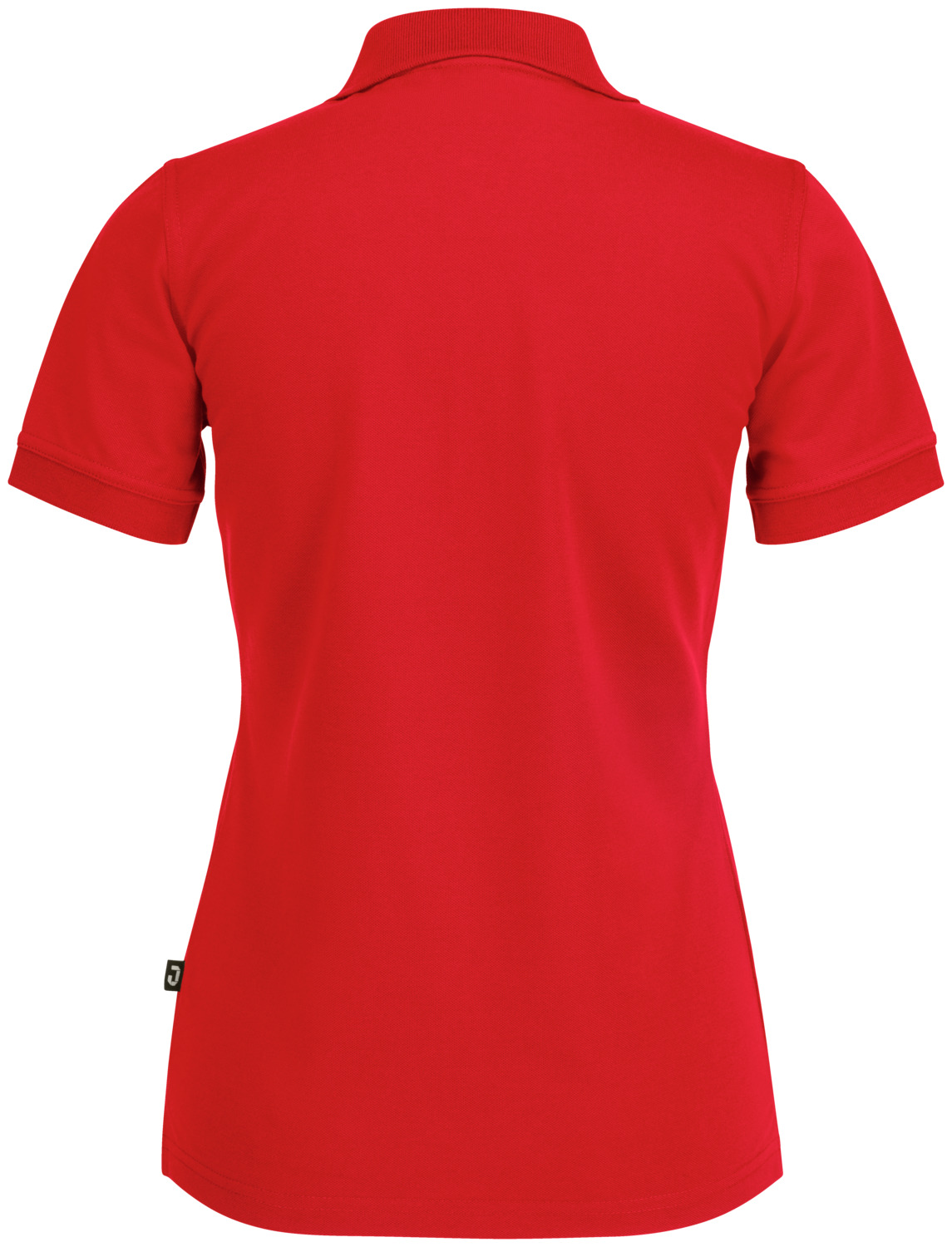Jobeline Fly Women's Short-Sleeved Polo Shirt, Red, Size XS, Superwash Polyester Cotton Blend, Straight Fit, OEKO-TEX Standard 100 Certified