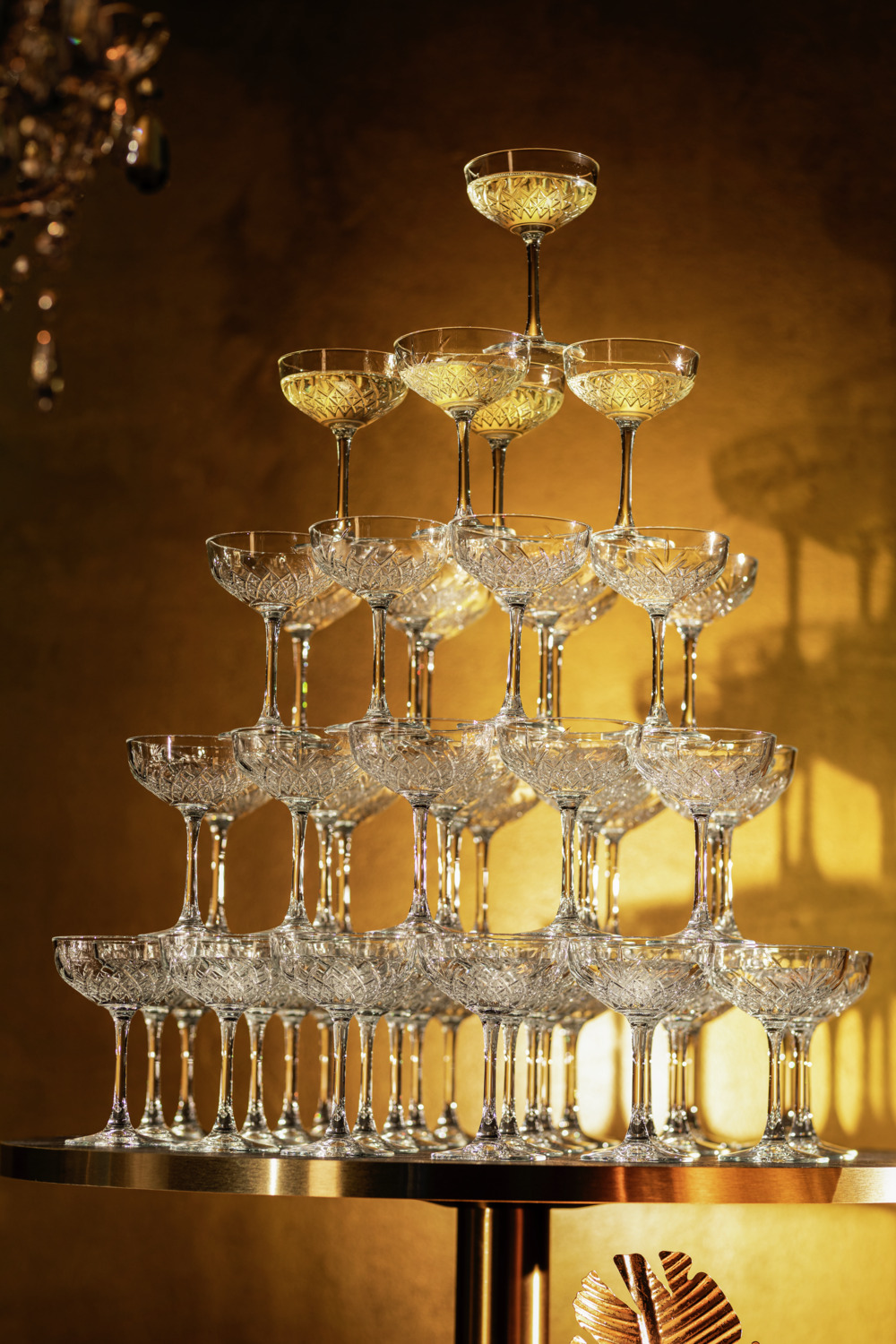 Pasabahce Timeless Cocktail Glass Set, 270 ml, 157 mm Height, 110 mm Diameter, Fully-Tempered Transparent Glass with Relief Pattern, Dishwasher and Food Safe