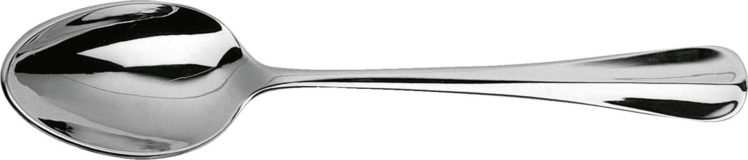 PULSIVA LUSINI Solutions GmbH Value pack coffee spoon Paris 100 pieces Vorteilspack Kaffeelöffel Paris 100-teilig Value pack coffee spoon Paris 100 pieces; 14 cm (L); silver, handle silver; 100 piece / pack Vorteilspack Kaffeelöffel Paris 100-teilig; 14 cm (L); silber, Griff silber; 100 Stück / Pack Chrome-nickel stainless steel 18/10, rustproof, mirror polished. The coffee spoon in a pack of 100 is designed for daily use in restaurants, cafés, hotels and communal catering. Thanks to its 18/10 stainless steel, easy-care surface and catering-grade material thickness, it offers a reliable and predictable solution for businesses with a high turnover of cutlery. The coffee spoon is made of 18/10 stainless steel and has a material thickness of 2.8 mm at the thickest point. This version is designed for professional catering use and supports even handling in everyday service. Thanks to its classic design, the catering coffee spoon can be easily combined with existing Paris cutlery or baguettes. It is suitable for use with coffee, tea and desserts in restaurants, cafés, hotels, canteens and in the conference and catering sector. The coffee spoon is dishwasher-safe and designed for standardised cleaning processes in the catering industry. This simplifies maintenance during operation and reduces the time required for frequent use. Chrom-Nickel-Edelstahl 18/10, rostfrei, hochglanzpoliert. Der Kaffeelöffel im 100er Pack ist auf den täglichen Einsatz in Restaurants, Cafés, Hotels und Gemeinschaftsverpflegung ausgelegt. Dank rostfreiem Edelstahl 18/10, pflegeleichter Oberfläche und gastronomiegerechter Materialstärke bietet er eine zuverlässige und kalkulierbare Lösung für Betriebe mit hohem Besteckumschlag. Der Kaffeelöffel besteht aus Edelstahl 18/10 und verfügt über eine Materialstärke von 2,8 mm an der stärksten Stelle. Diese Ausführung ist für den professionellen Gastronomieeinsatz konzipiert und unterstützt eine gleichmäßige Handhabung im Servicealltag. Durch sein klassisches Design lässt sich der Gastro-Kaffeelöffel problemlos mit vorhandenem Besteck Paris oder Baguette kombinieren. Er eignet sich für den Einsatz bei Kaffee, Tee und Desserts in Restaurants, Cafés, Hotels, Kantinen sowie im Konferenz- und Cateringbereich. Der Kaffeelöffel ist spülmaschinenfest und auf standardisierte Reinigungsprozesse in der Gastronomie abgestimmt. Das erleichtert die Pflege im laufenden Betrieb und reduziert den Zeitaufwand bei hoher Nutzungsfrequenz.
