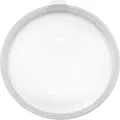 Capace Universale din Silicon Araven Nevara, Diametru 23.5 cm, Sigilare Ermetica cu Efect de Vacuum pentru Boluri si Tigai, Albe Translucide, Rezistente la -40°C