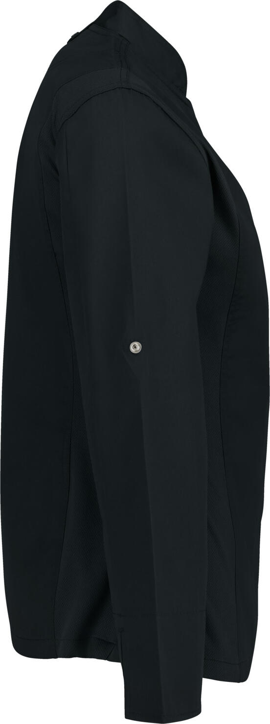 Jacket Bucatar Dame Jobeline Carter, Maneca Lunga Poliester Bumbac, Insertii Plasa Respirabila, Maneca Roll-up, Negru, Standard OEKO-TEX 100