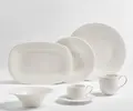 VEGA Premiora Pasta Plate, Premium Porcelain, Cream White, 30 cm Diameter, 650 ml, Scratch Resistant, Dishwasher and Microwave Safe